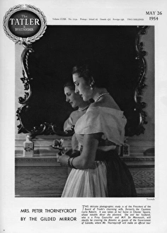 Tatler cover - Mrs Peter Thorneycroft by Madame Yevonde Tatler cover - Mrs Peter Thorneycroft by Madame Yevonde