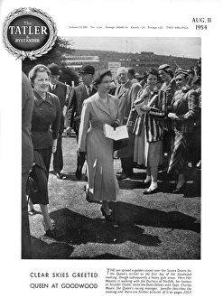 Tatler cover - Queen Elizabeth II at Goodwood Tatler cover - Queen Elizabeth II at Goodwood