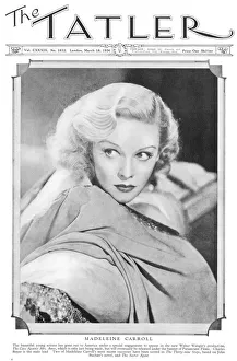 Acting Gallery: Tatler front-cover: Madeleine Carroll