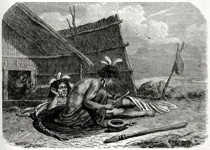Tattooing a Maori Chief in New Zealand, during a period of conflict that included Tattooing a Maori Chief in New Zealand, during a period of conflict that included