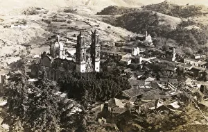 Rooftops Gallery: Taxco, Mexico - Aerial view of Church of Santa Prisca