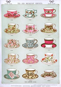 Tea and Breakfast Services, Best English China, Plate 32 Tea and Breakfast Services, Best English China, Plate 32