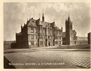 Technical School and Milton Church, Huddersfield Technical School and Milton Church, Huddersfield