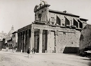 Triumphal Gallery: The Temple of Antoninus and Faustina, ancient Roman temple