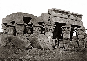 Temple of Ombos, Egypt, 1850s (Maxime Du Camp) Temple of Ombos, Egypt, 1850s (Maxime Du Camp)