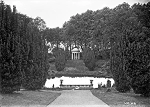 Temple over water in a large garden - Lake Temple, Hillsboro Temple over water in a large garden - Lake Temple, Hillsboro