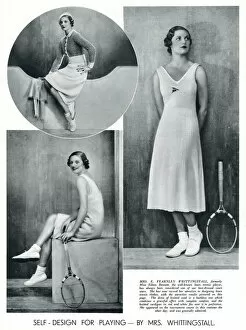 Sportswear Gallery: Tennis clothes designed by Mrs Fearnley Whittingstall