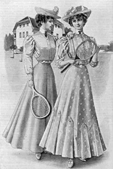 Sportswear Gallery: Tennis gowns, 1906