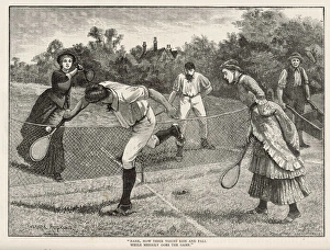 <b class=qtipBold><figcaption>Tennis/Mixed Doubles</figcaption></b><br>A friendly game of mixed doubles<br><em>© Mary Evans Picture Library</em> Tennis/Mixed Doubles