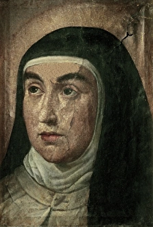 TERESA of JESUS, Saint (1515-1582). Painting TERESA of JESUS, Saint (1515-1582). Painting