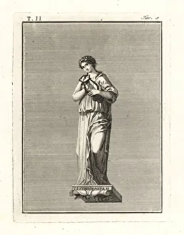Terpsichore, muse of dance, holding a lyre Terpsichore, muse of dance, holding a lyre