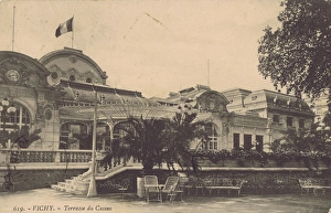 The terrasse of the Casino at Vichy, France The terrasse of the Casino at Vichy, France
