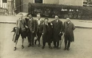 Gents Gallery: Six terrific chums heading off for a jolly hike