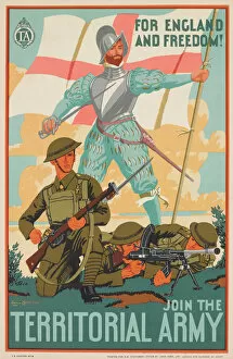 Posters Collection: Territorial Army poster - Inter-war period