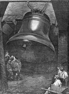 Testing the new bell for St. Pauls Cathedral, 1882 Testing the new bell for St. Pauls Cathedral, 1882