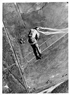 Thai paratroop trainee jump over Royal Air Force Sembawang Thai paratroop trainee jump over Royal Air Force Sembawang