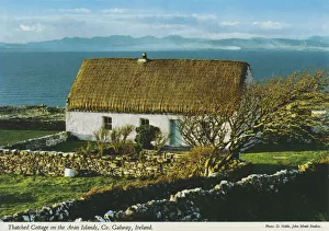 Thatched Cottage on the Aran Islands, Co Galway by D. Noble Thatched Cottage on the Aran Islands, Co Galway by D. Noble