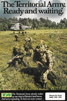 ?The Territorial Army. Ready and waiting.? poster ?The Territorial Army. Ready and waiting.? poster