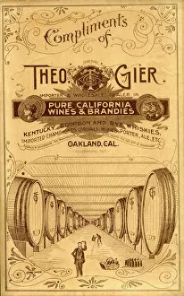 Images Dated 20th December 2016: Theo Gier, Pure California Wines & Brandies