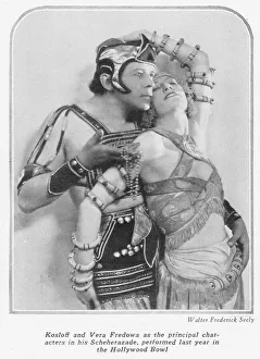 Theodore Kosloff and Vera Fredowa, the principal Theodore Kosloff and Vera Fredowa, the principal