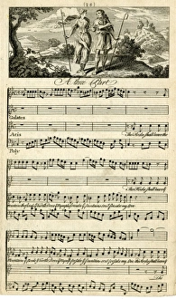 Three-part song, The flocks shall leave the mountains Three-part song, The flocks shall leave the mountains