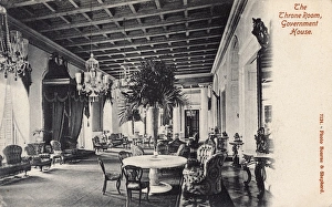 Throne Room, Government House, Calcutta, India Throne Room, Government House, Calcutta, India