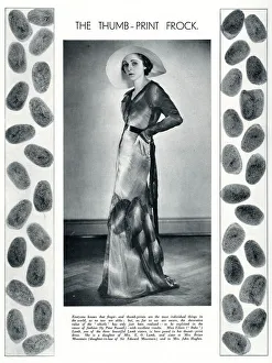 Thumb Gallery: The Thumb print frock by Peter Russell
