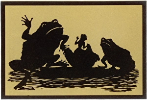 <b class=qtipBold><figcaption>Thumbelina and the Old Toad</figcaption></b><br>An Old Toad tells Thumbelina that she must marry her ugly son. Illustration to a fairytale by Hans Christian Andersen, first published 1835.<br><em>© Illustrated London News Ltd/Mary Evans</em> Thumbelina and the Old Toad
