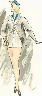 Hostesses Gallery: Ticket Collector - Murrays Cabaret Club costume design