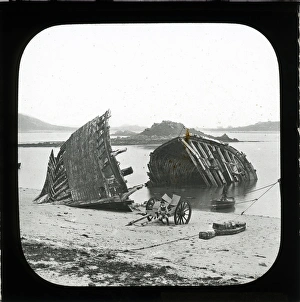 Timber Gallery: Timber Shipwreck, Scilly Isles, Cornwall