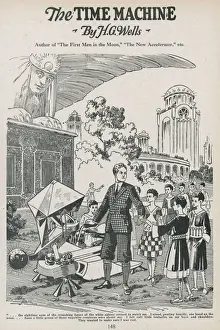 Victorian Era Illustration Prints: The Time Machine