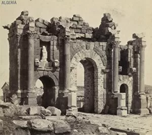 Timgad - Arch of Triumph de Trajan cote nord ouest