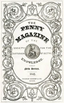 Title page, The Penny Magazine of the SDUK, 1842 Title page, The Penny Magazine of the SDUK, 1842