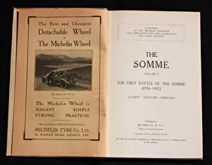 Images Dated 4th June 2014: Title page, The Somme, Michelin