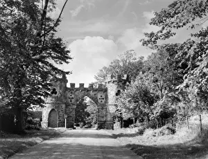 Tollymore Barbican Gate Print, 1780s