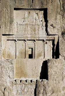 Tomb of Darius I the Great. 6th c. BC. IRAN. Persepolis Tomb of Darius I the Great. 6th c. BC. IRAN. Persepolis