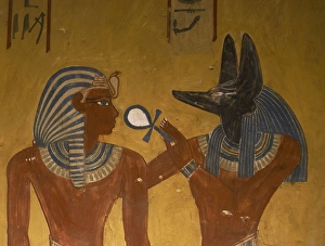 Tomb of Menjeperura or Thutmose IV. The pharaoh received by Tomb of Menjeperura or Thutmose IV. The pharaoh received by