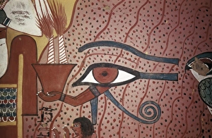 Tomb of Pashed.. Egyptian mural painting Tomb of Pashed.. Egyptian mural painting