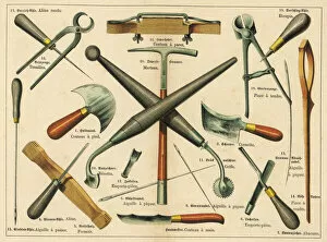 Upholstery Gallery: Tools used by a saddler and upholsterer