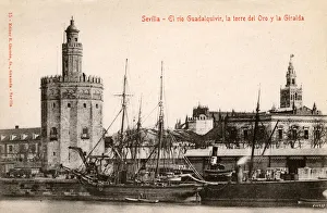 Belltower Gallery: Torre del Oro and Giralda belltower, Seville, Spain
