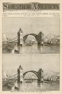 <b class=qtipBold><figcaption>Tower Bridge Design 1883</figcaption></b><br>original architect's design<br><em>© Mary Evans Picture Library 2015 - https://copyrighthub.org/s0/hub1/creation/maryevans/MaryEvansPictureID/10104090</em> Tower Bridge Design 1883