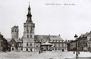Town Hall, Bailleul, Nord, Northern France Town Hall, Bailleul, Nord, Northern France