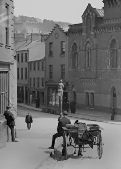 Horse Drawn Vehicle Images Prints: Town Hall, Downpatrick