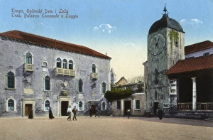 Trogir Gallery: Town Hall and Loggia, Trau (Trogir), Croatia