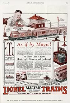 Electric Gallery: Toy Electric Train Ad