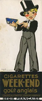 Flannels Gallery: Trade Card for Week-end Cigarettes - English taste