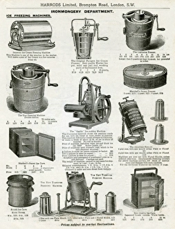 Trade catalogue for ice cream machines 1911 Trade catalogue for ice cream machines 1911