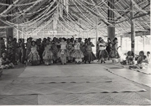 Traditional welcome dance, Tuvalu, Gilbert Islands, Pacific Traditional welcome dance, Tuvalu, Gilbert Islands, Pacific