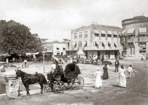 Trafalgar square, Bridgetown, Barbados, West Indies, circa 1