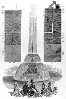 Images Dated 13th November 2004: Trafalgar Square Fountain, London, 1845